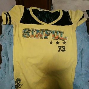 Women's sinful shirt